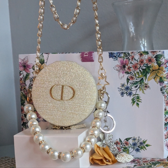 Dior Accessories - Christian Dior Vanity Pouch Jewelry case accessory make-up Holiday Novelty 2024
